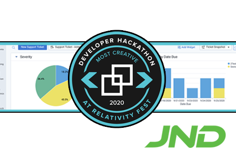 JND eDiscovery Submission Recognized as ‘Most Creative’ by Relativity During Inaugural Developer Partner Challenge