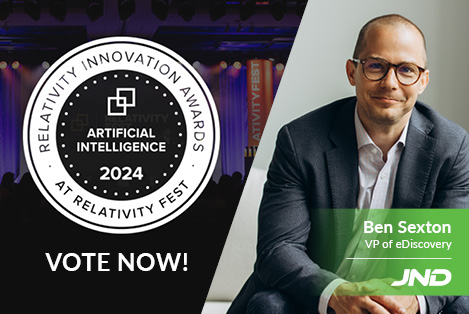 Ben Sexton Named 2024 Relativity Innovation Award Finalist