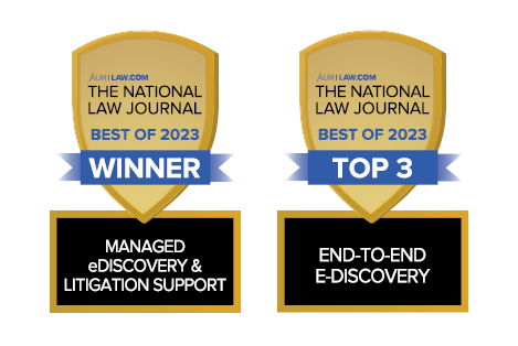 JND eDiscovery Ranked #1 Managed eDiscovery & Litigation Support Provider by The National Law Journal