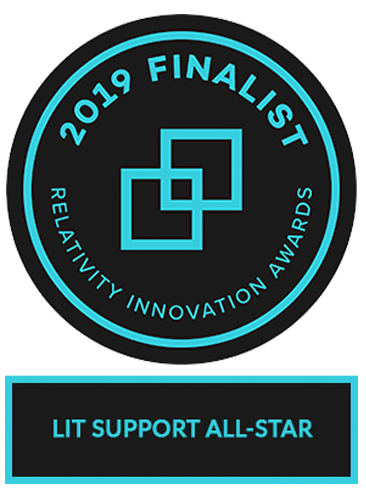 Lit Support All-Star Award, Finalist (2019); Ben Sexton recognized by Relativity