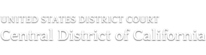 United States District Court Central District of California