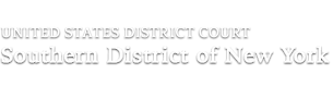 United States District Court Southern District of New York